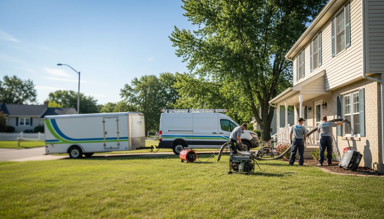 Flooded Basement Restoration And Cleanup With Repair in Liberty, NE near me